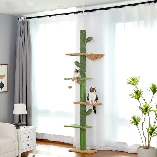 arbre a chat vert maron 4 etages