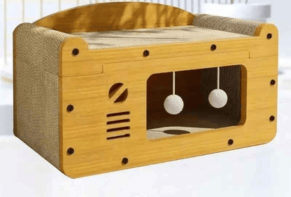 niche pour chat multifonction simple une entree avec repose tete